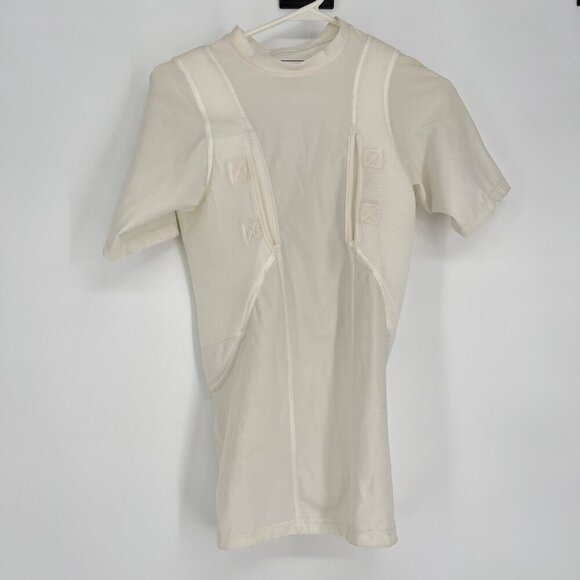 5.11 Tactical Conceal Carry Compression Shirt Padded Holster Pocket White Size S - Picture 4 of 4